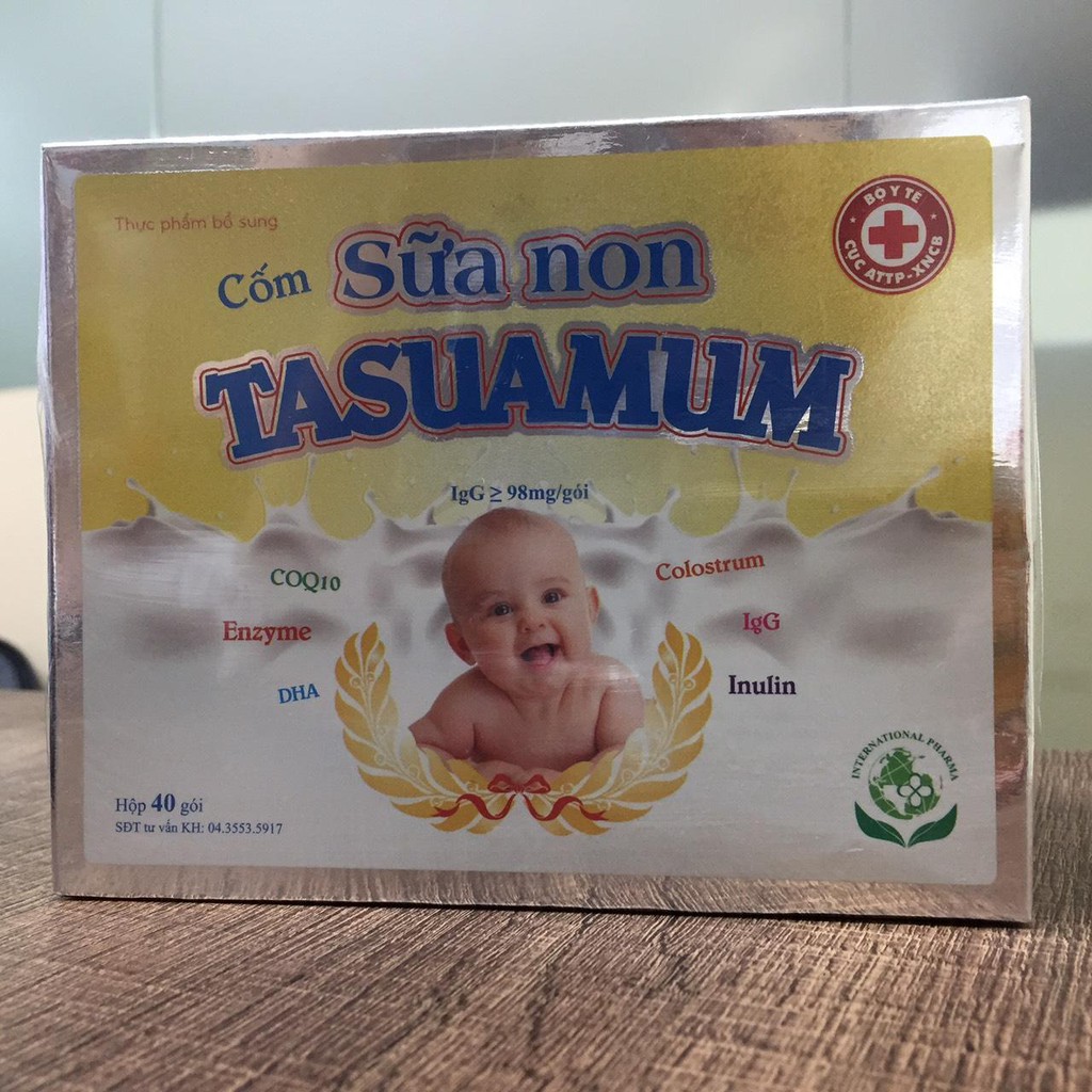 Cốm sữa non cho bé Tasuamum (40 gói/hộp)