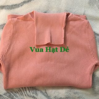 Áo len gân nữ cổ bẻ loại 1