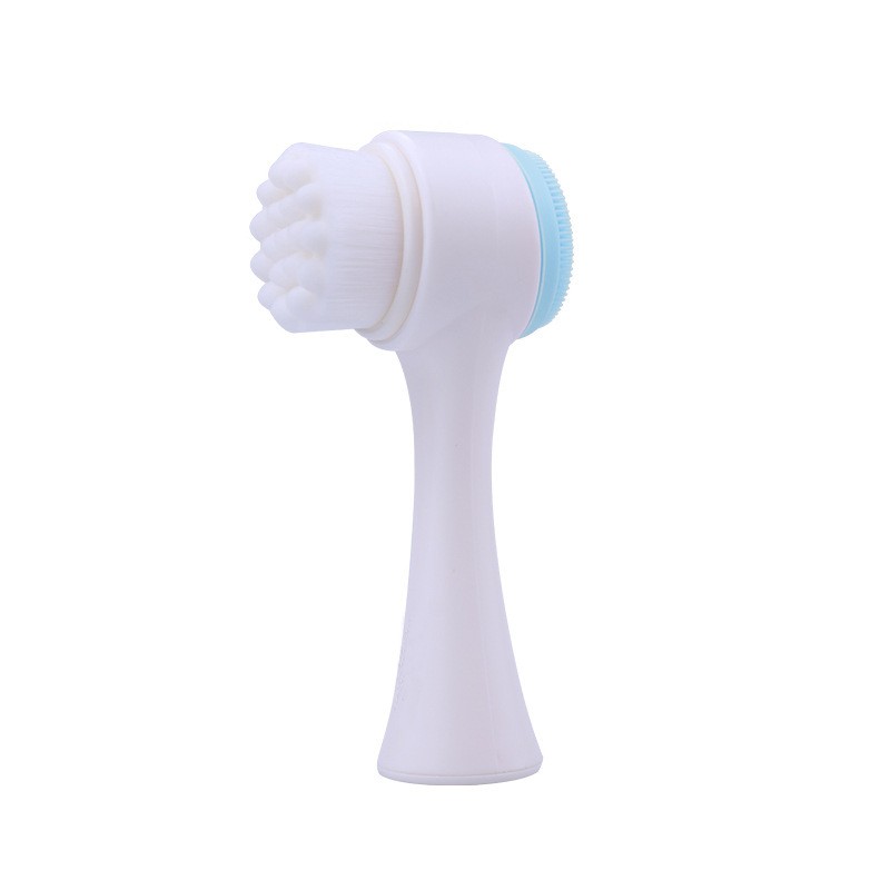 (Hàng Mới Về) Cọ Rửa Mặt Hai Đầu Bằng Silicon Giúp Loại Bỏ Mụn Đầu Đen Hiệu Quả | BigBuy360 - bigbuy360.vn