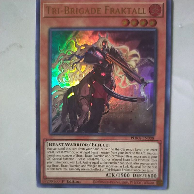 Tri-Brigade Fraktall - PHRA-EN008 - Ultra Rare 1st Edition