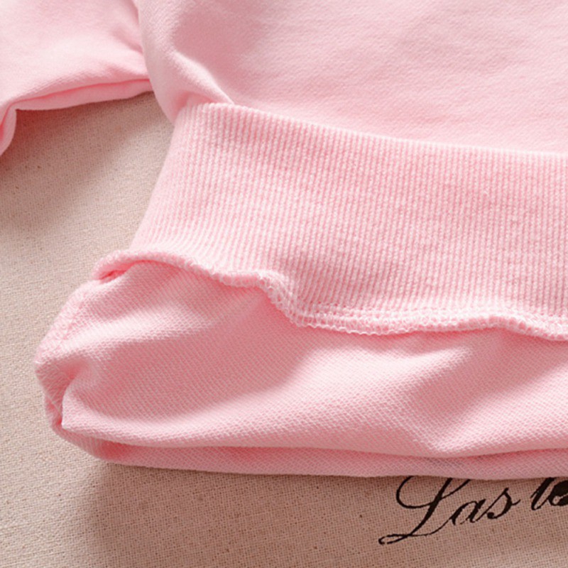 Áo dài tay cổ tròn cho bé trai và bé gái