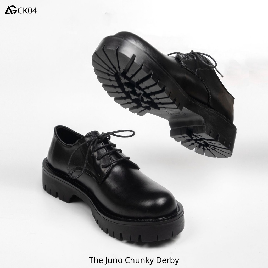Giày da bò The Juno Chunky Derby August CK04 chính hãng bảo hành 12 tháng