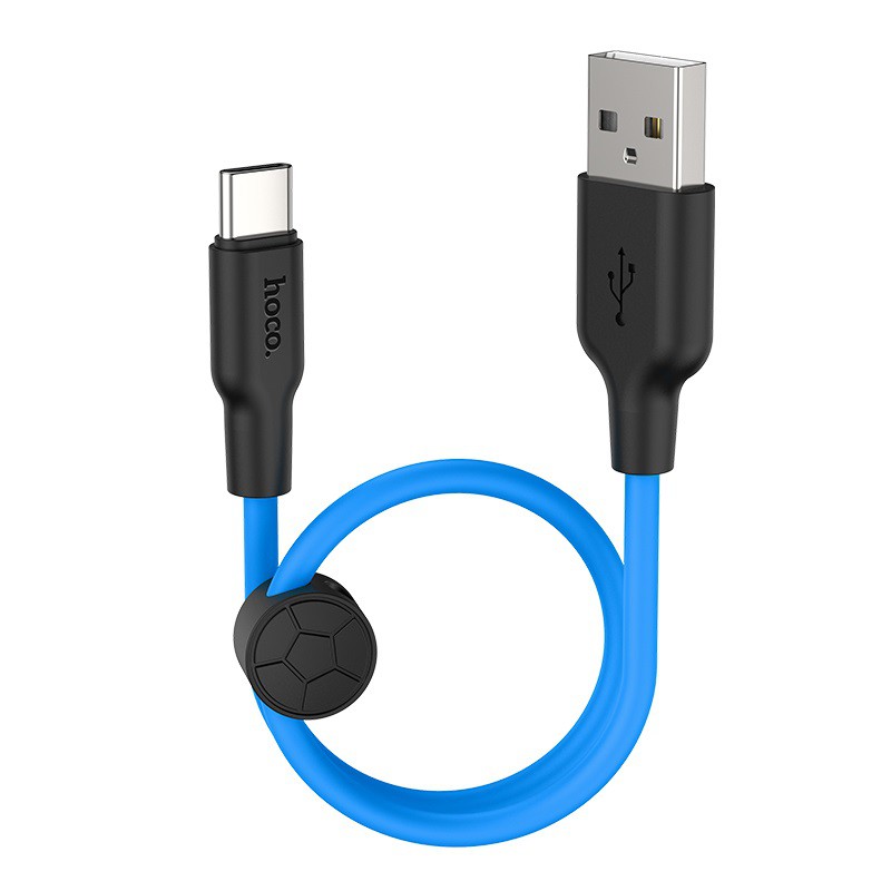 Cáp Sạc X21 PLUS TYPE-C 0.25M SILICONE CHỐNG RỐI CHỐNG CHÁY