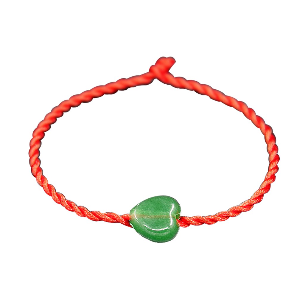 Vòng Tay Dây Thừng Mặt Hình Trái Tim Dễ Thương Xinh Xắn | BigBuy360 - bigbuy360.vn