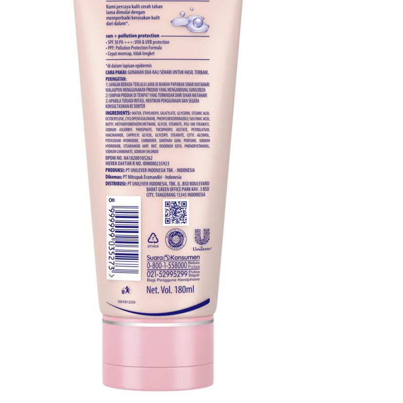 Serum dưỡng da tay làm sáng da mã-764 Vaseline Spf 30 180 Ml