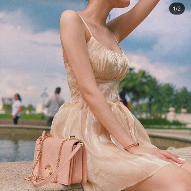 Túi pê zô khoá tròn đá size 22 siêu sang hàng cao cấp