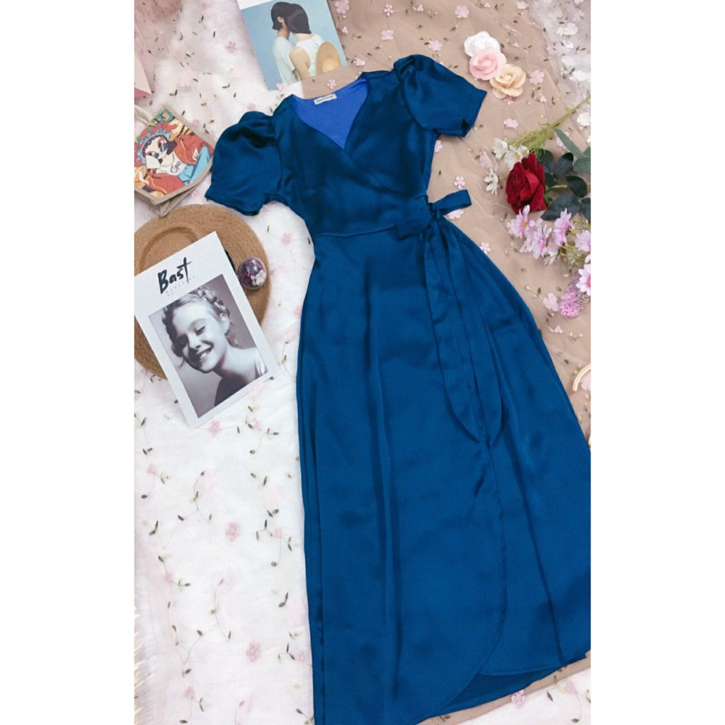 Đầm maxi trắng dự tiệc đẹp-HÀNG CAO CẤP- FREESHIP-váy lụa satin lụa dáng tiếu thư siêu xinh-min.house86 | BigBuy360 - bigbuy360.vn