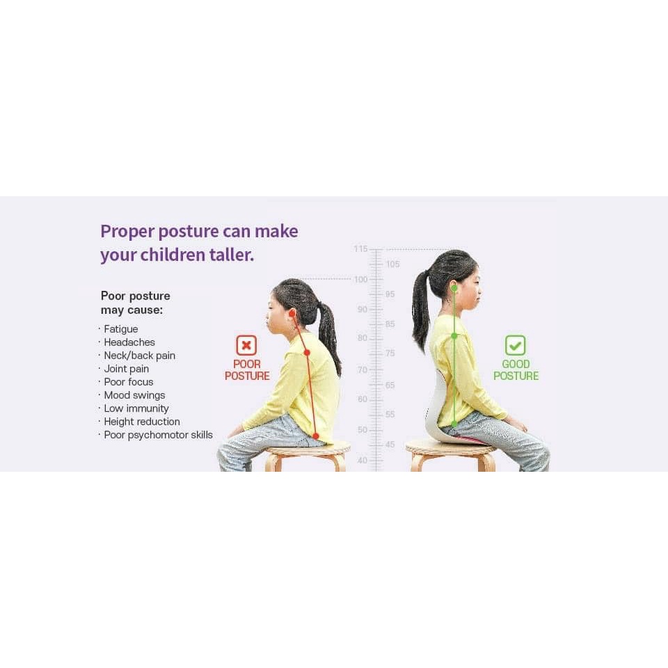 Ghế chống gù, chống cận dành cho trẻ em ngồi học online nhập khẩu nguyên chiếc từ Hàn Quốc