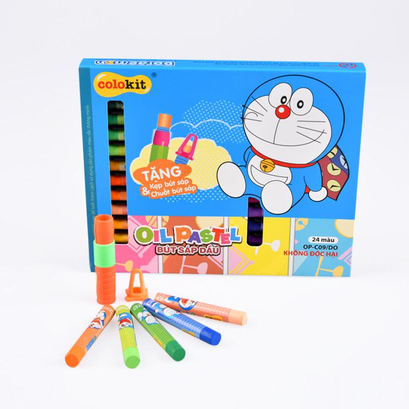 Bút sáp dầu màu Pastel Colokit Doraemon OP-C09/DO - 24 màu