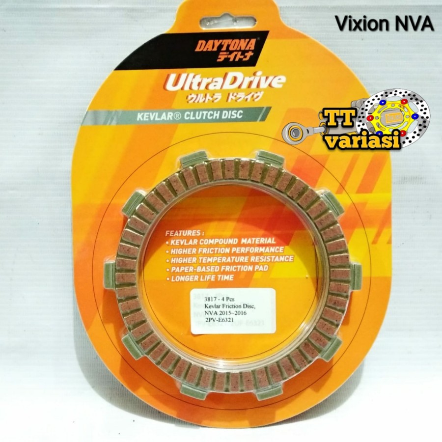 Ví Cầm Tay Daytona Kevlar New Vixion Advance Clutch 2015-2016