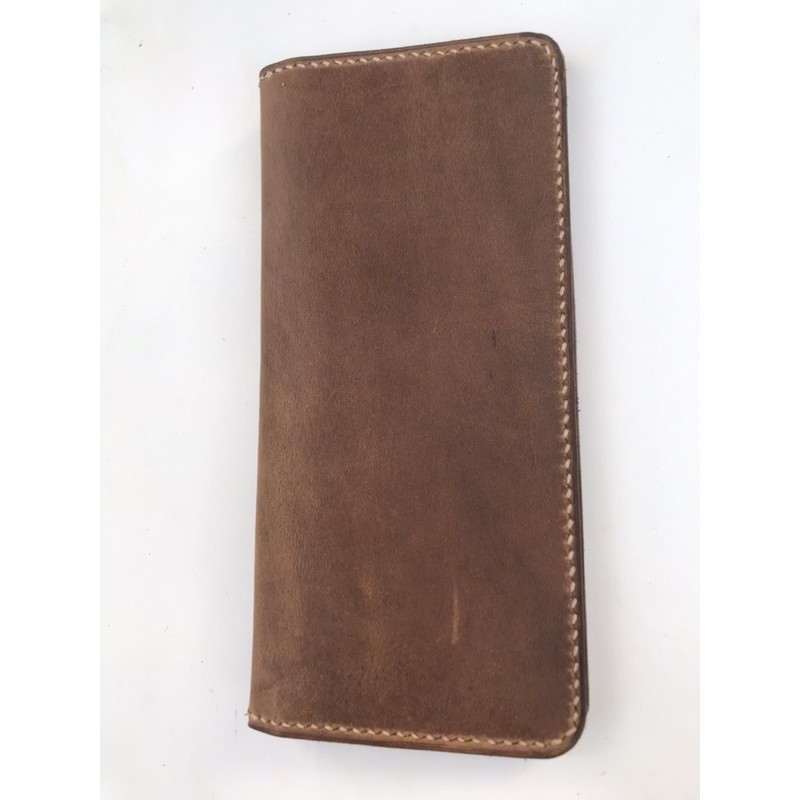 Ví cầm tay da bò sáp