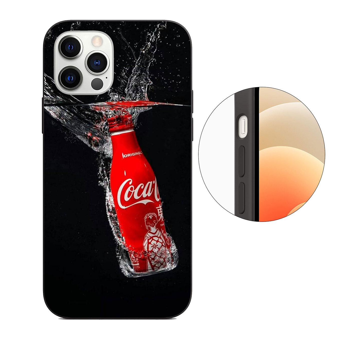 Ốp Điện Thoại Silicon Mềm Hình Logo Coca Cola Cho Samsung Galaxy A9 A8 A7 A6 Plus J8 2018 + A21S A70 M20 A6 + A8 + 6plus