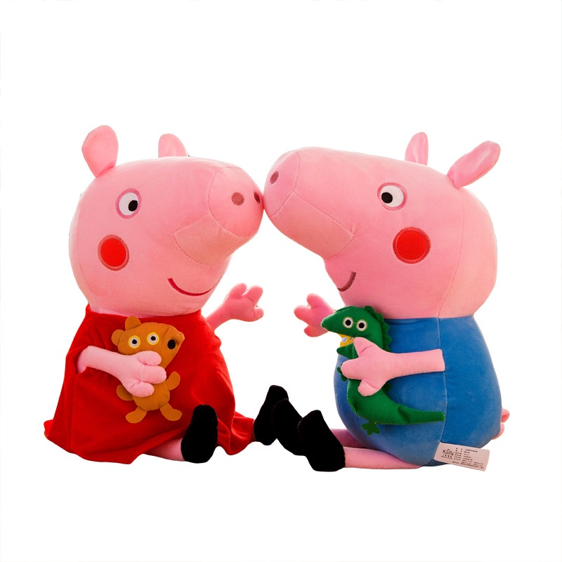 Cute Peppa Pig Plush Doll Happy Family Gift for Kids