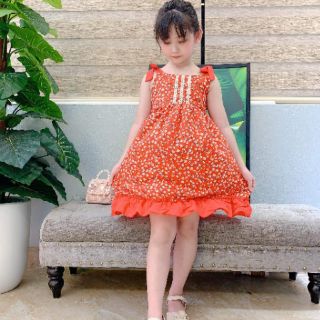Váy lụa / Free ship 50k / Váy lụa hàn 2 dây siêu xinh cho bé gái