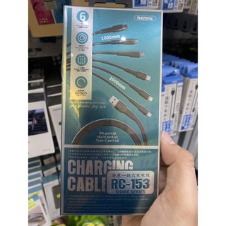 Cáp sạc 6 đầu Remax RC-153