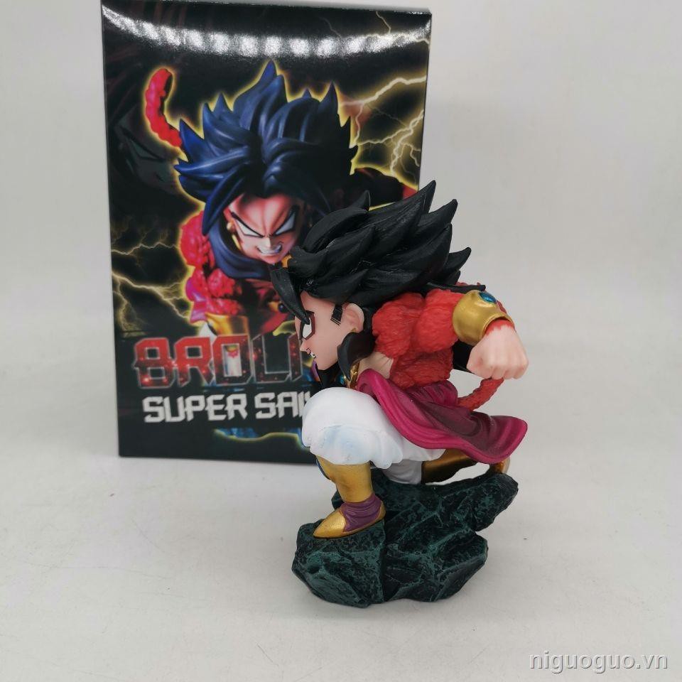 Figure ✜♦✸Dragon Ball Super Four Broly Scene Version Hand-made Decoration Gift