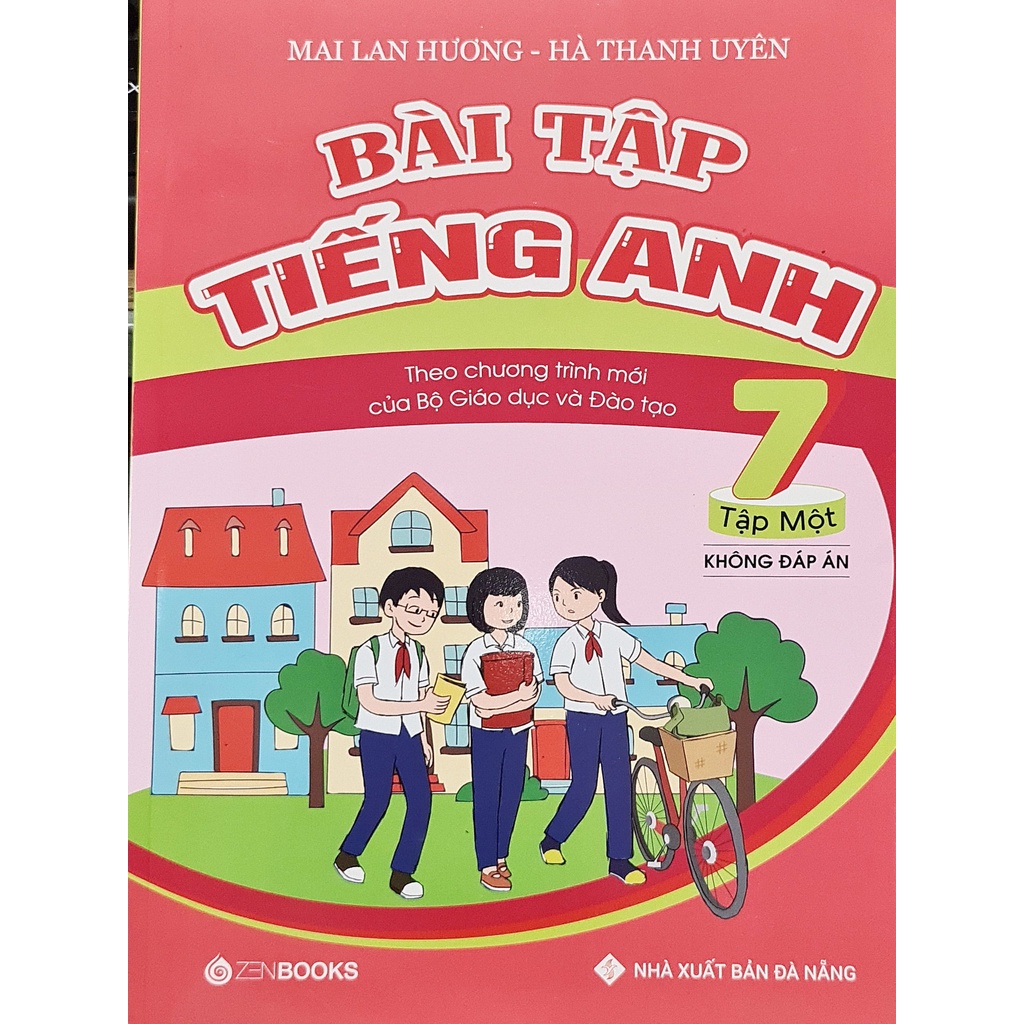 Sách - Combo Bài tập tiếng anh lớp 7 tập 1 + tập 2 theo chương trình mới của bộ giáo dục và đào tạo ( không đáp án )