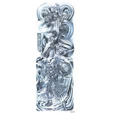 Hình xăm dán triệu vân full tay nửa lưng