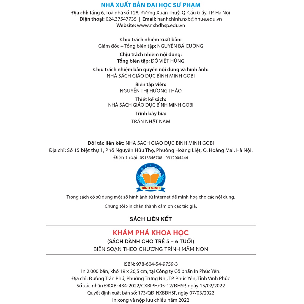 Sách khám phá khoa học - Sách cho trẻ 5 - 6 tuổi