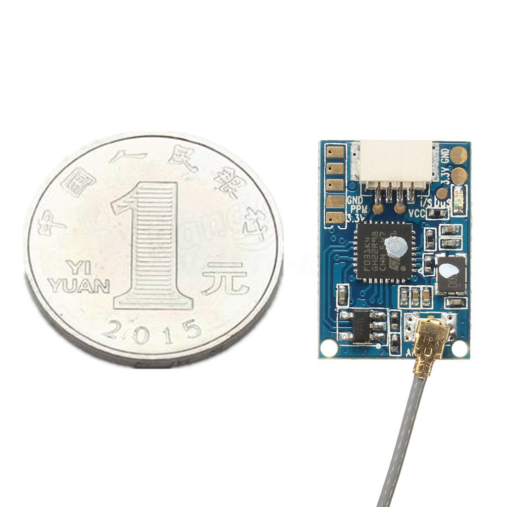 Máy thu mini FS-A8S 2.4G 8CH PPM i-BUS SBUS cho Flysky FS