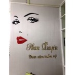 Chữ trang trí tường, logo shop cửa hàng, tiệm nail...chữ alu, mica, chữ gỗ, chữ sáng đèn