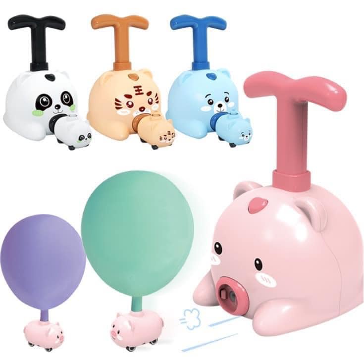 Bộ đồ chơi xe thổi bong bóng dành cho bé phát triển sáng tạo