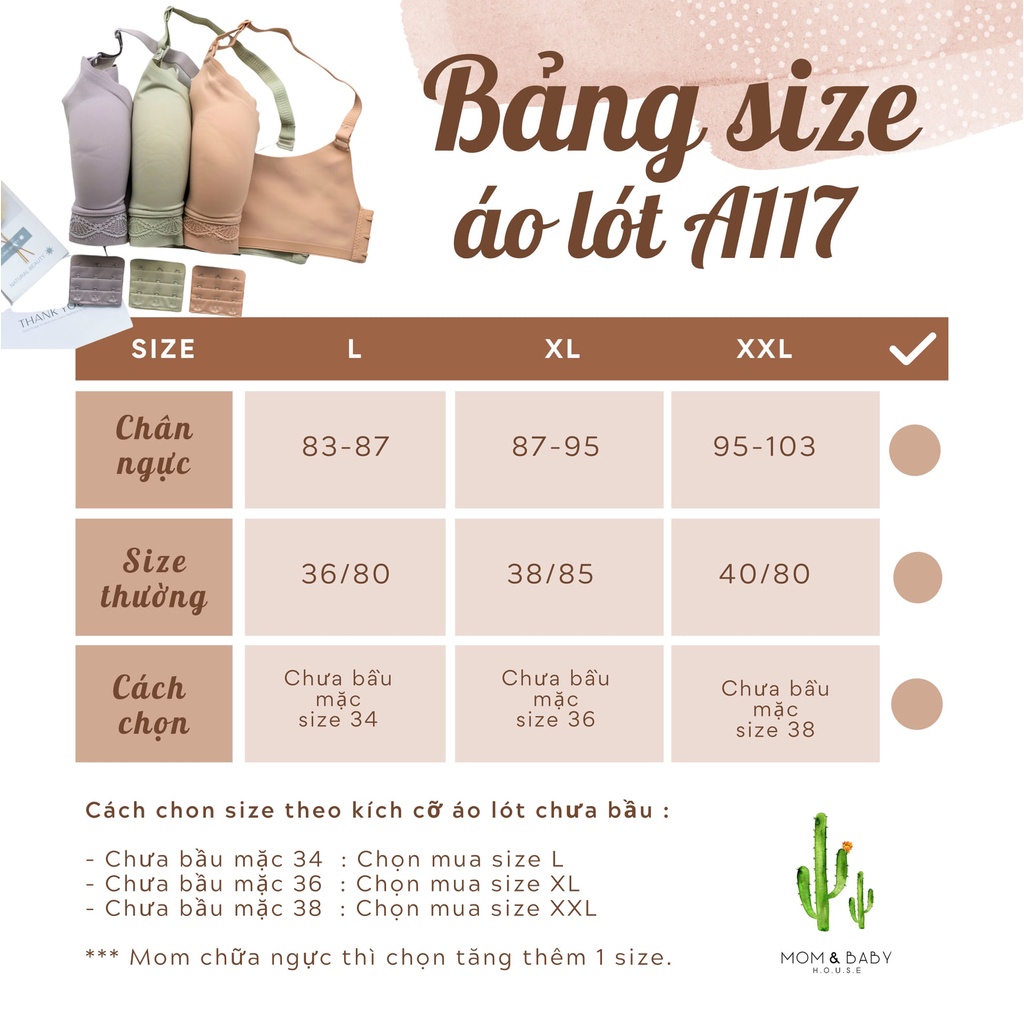 EVERMOM | Áo lót bầu và sau sinh đúc su chân ren siêu mềm mát - A117