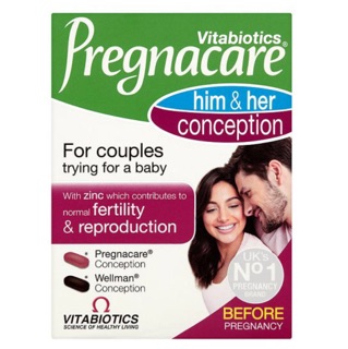 Vitamin tổng hợp tăng khả năng thụ thai Pregnacare Him and Her