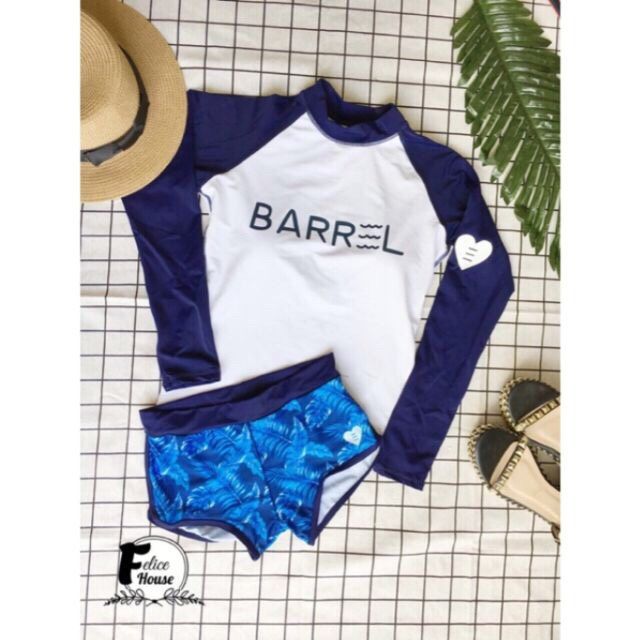 Bộ đồ bơi quần lá cọ áo dài tay BARREL | BigBuy360 - bigbuy360.vn