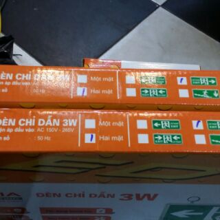 Đèn exit, đèn thoát hiểm , đèn dẫn nối các loại 1 mặt, 2 mặt