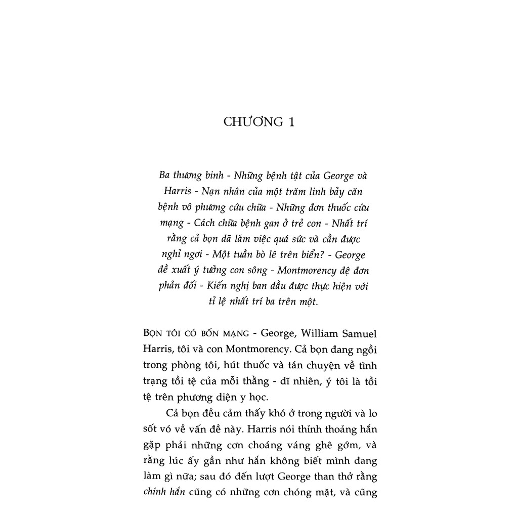 Sách Nhã Nam - Ba Gã Cùng Thuyền