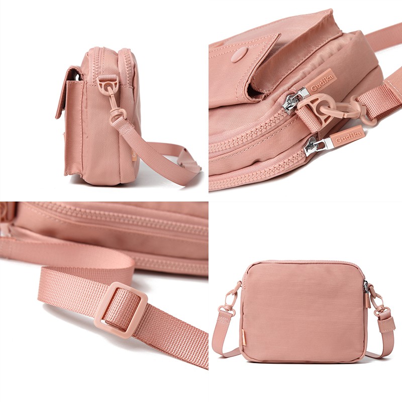 Túi Đeo Vai Hình Vuông Chất Liệu Nylon 100% Chống Thấm Nước Thời Trang Cho Nữ 5129 #