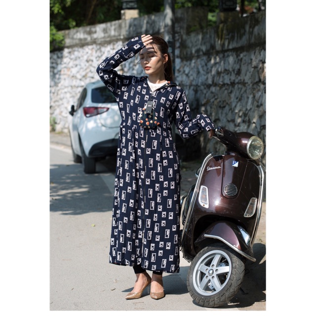 Áo chống nắng AHOA 3 lớp mặc 2 mặt