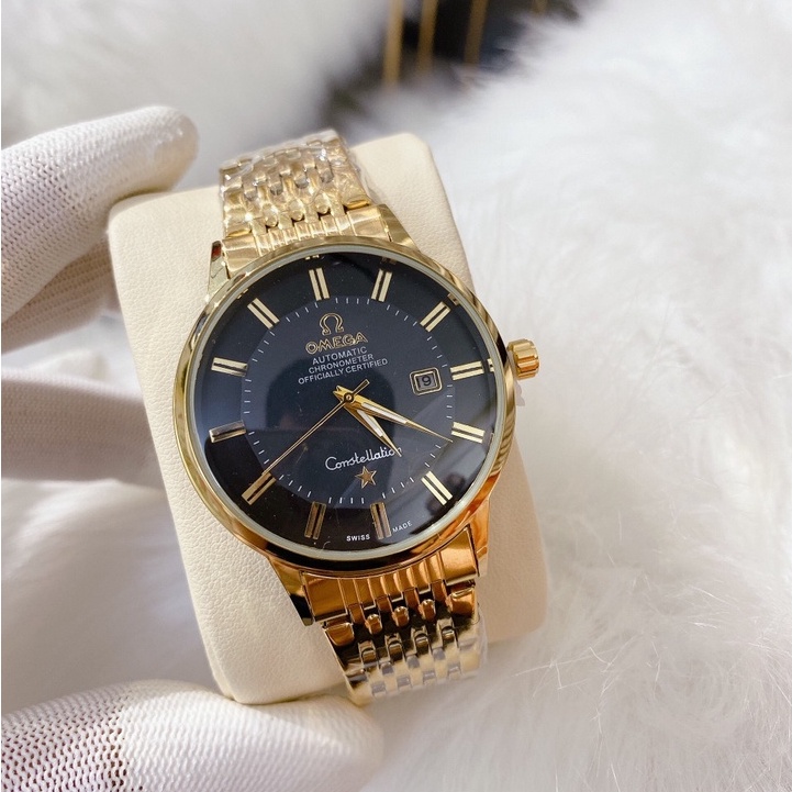 Đồng hồ nam dây thép không gỉ OMEGA chống nước , dây đúc đặc , chống gỉ | BigBuy360 - bigbuy360.vn