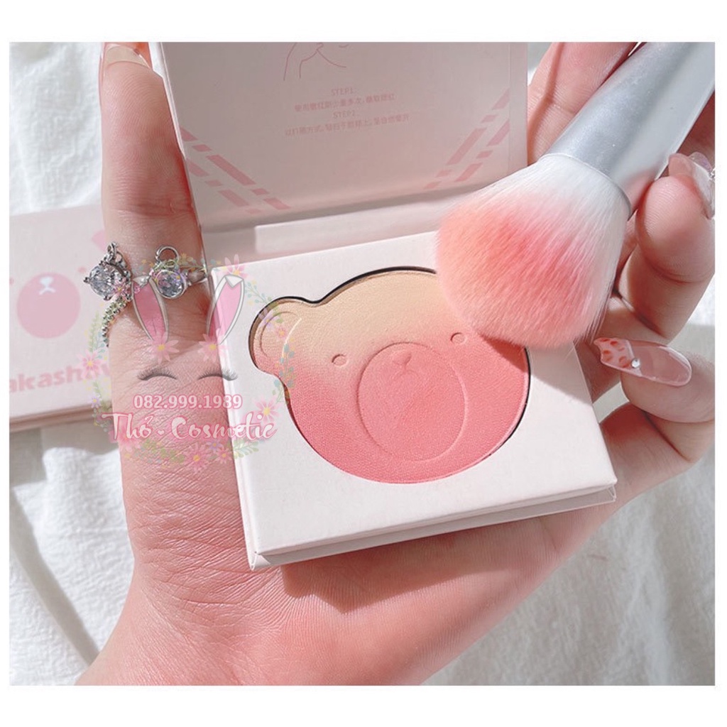💋 Phấn Má Hồng KAKASHOW gấu dễ thương má hồng