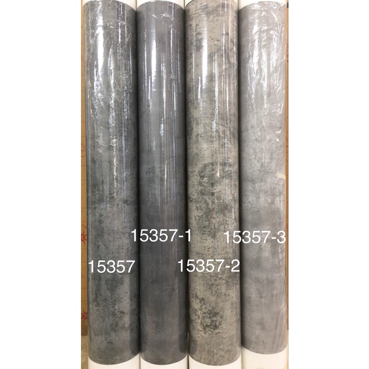 Giấy dán tường giả xi măng decal giấy dày giả bê tông dán bếp trang trí decor bền đẹp