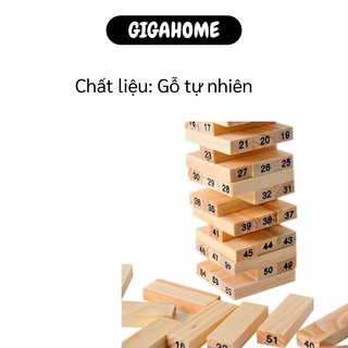 Đồ chơi rút gỗ gigahome 54 thanh - ảnh sản phẩm 2