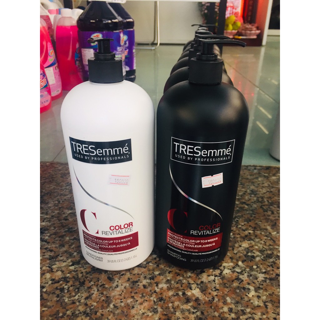 DẦU GỘI / DẦU XẢ TRESEMME MỸ C COLOR REVITALIZE SHAMPOO & CONDITIONER DÀNH CHO TÓC NHUỘM MÀU 1L15