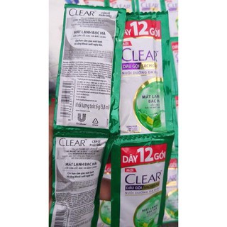Dầu Gội Clear Bạc Hà