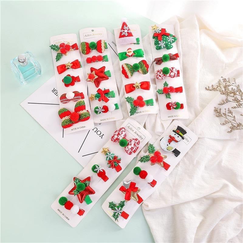 Set kẹp tóc Noel