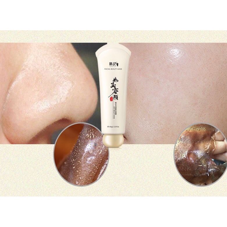 Gel Lột Mụn Thảo Mộc Loại Bỏ Mụn Cám, Đầu Đen HIH FACIAL BEAUTY MASK 60g Chính Hãng Han Key Nội Địa Trung | BigBuy360 - bigbuy360.vn