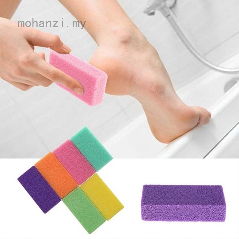 Miếng Bọt Biển Đá Bọt Biển Tẩy Tế Bào Chết Chăm Sóc Bàn Chân Màu Sắc Ngẫu Nhiên