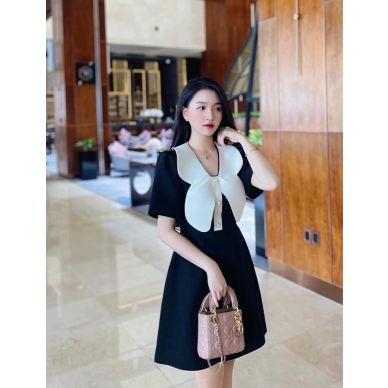 Đầm Tiểu Thư Cánh Bướm Đi Tiệc Bigsize Quỳnh Anh Từ 50kg Đến 100kg