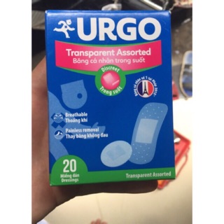 Băng cá nhân urgo trong suốt