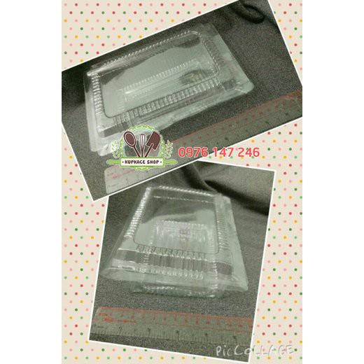 10 cái Hộp nhựa gập chữ nhật 55