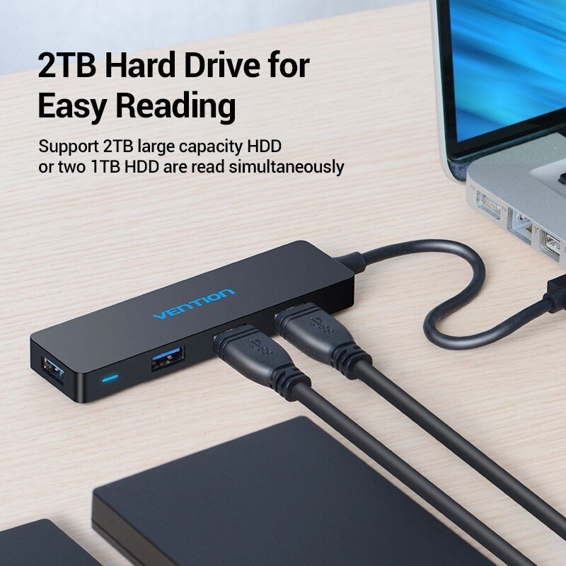 Bộ chia - HUB 4 Port USB 3.0 Vention