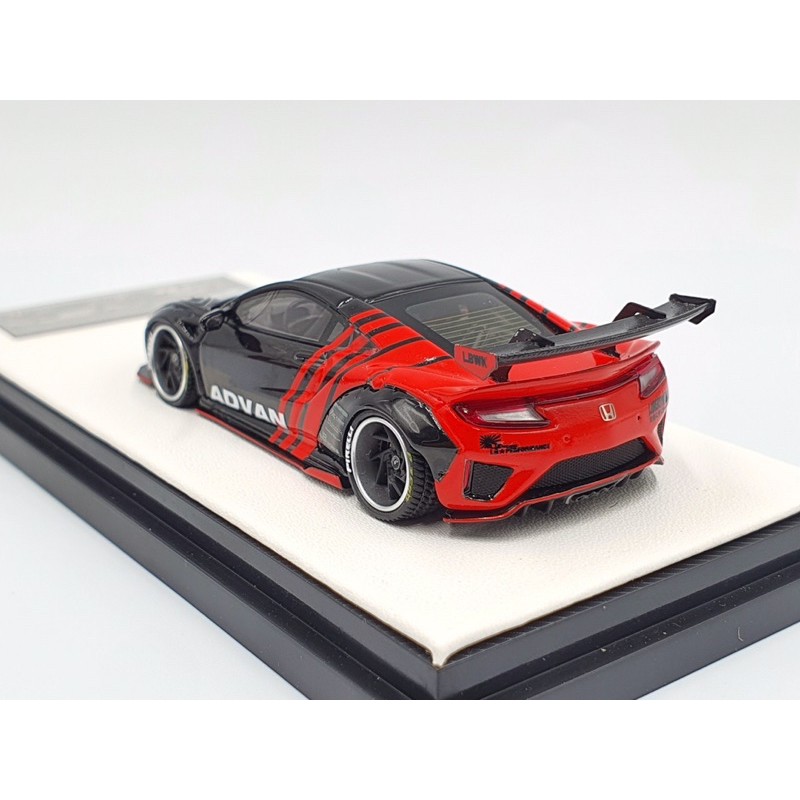 Xe Mô Hình Honda NSX LBWK Advan Tỉ lệ : 1:64 Hãng sản xuất Timothy&amp;Pierre ( Đỏ Đen )