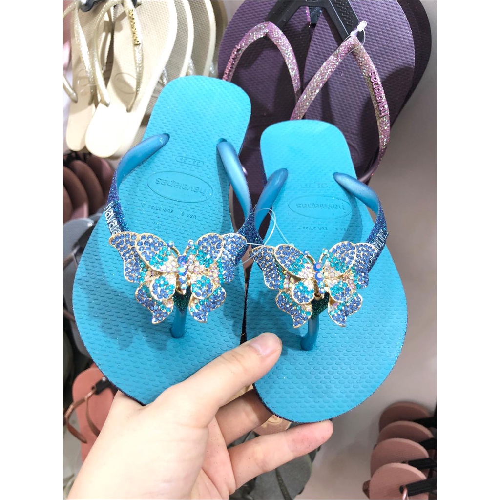 Charm bướm 2 tầng gắn dép HAVAIANAS có sẵn HCM , luư ý link chỉ bán charm , dép tham khảo link dép hoặc ib cho shop    .