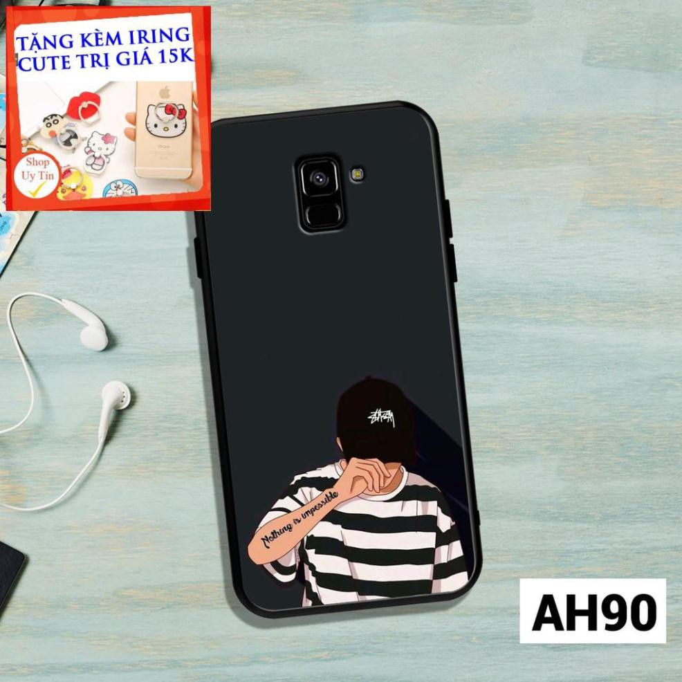 <KHUYỄN MẠI SIÊU HOT> Ốp lưng Samsung Galaxy A6 2018 - A6 Plus - A8 2018 - A8 Plus in hình chibi thần tượng BTS .