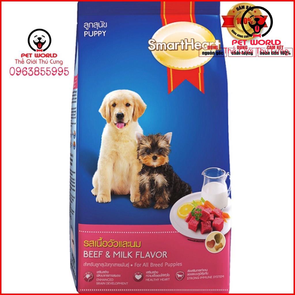 THỨC ĂN CHÓ CON SMARTHEART PUPPY 3kg